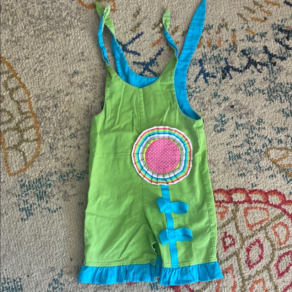 Mulberry Green and Blue Sporty Bodysuit
